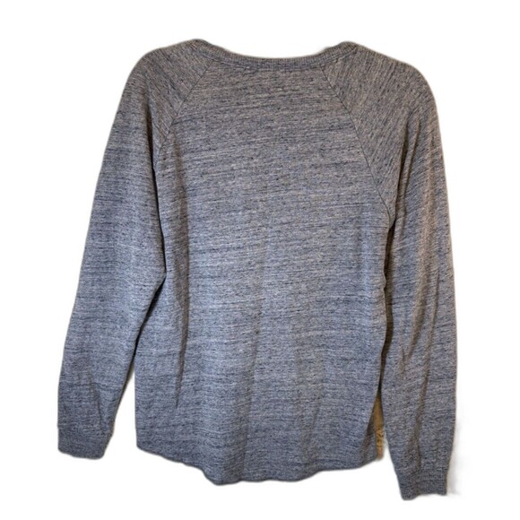 Marine Layer Shirt Men's Size XL Pullover Henley Heather Blue Gray Long Sleeve - Picture 3 of 9